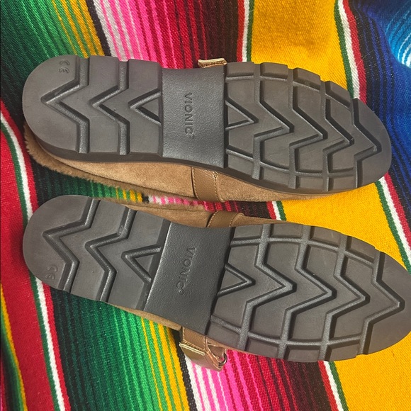 Vionic Kailen Tan Suede Mules Size 10 - Picture 7 of 10
